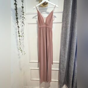 Tobi Elegant Mauve Sleeveless Jumpsuit
